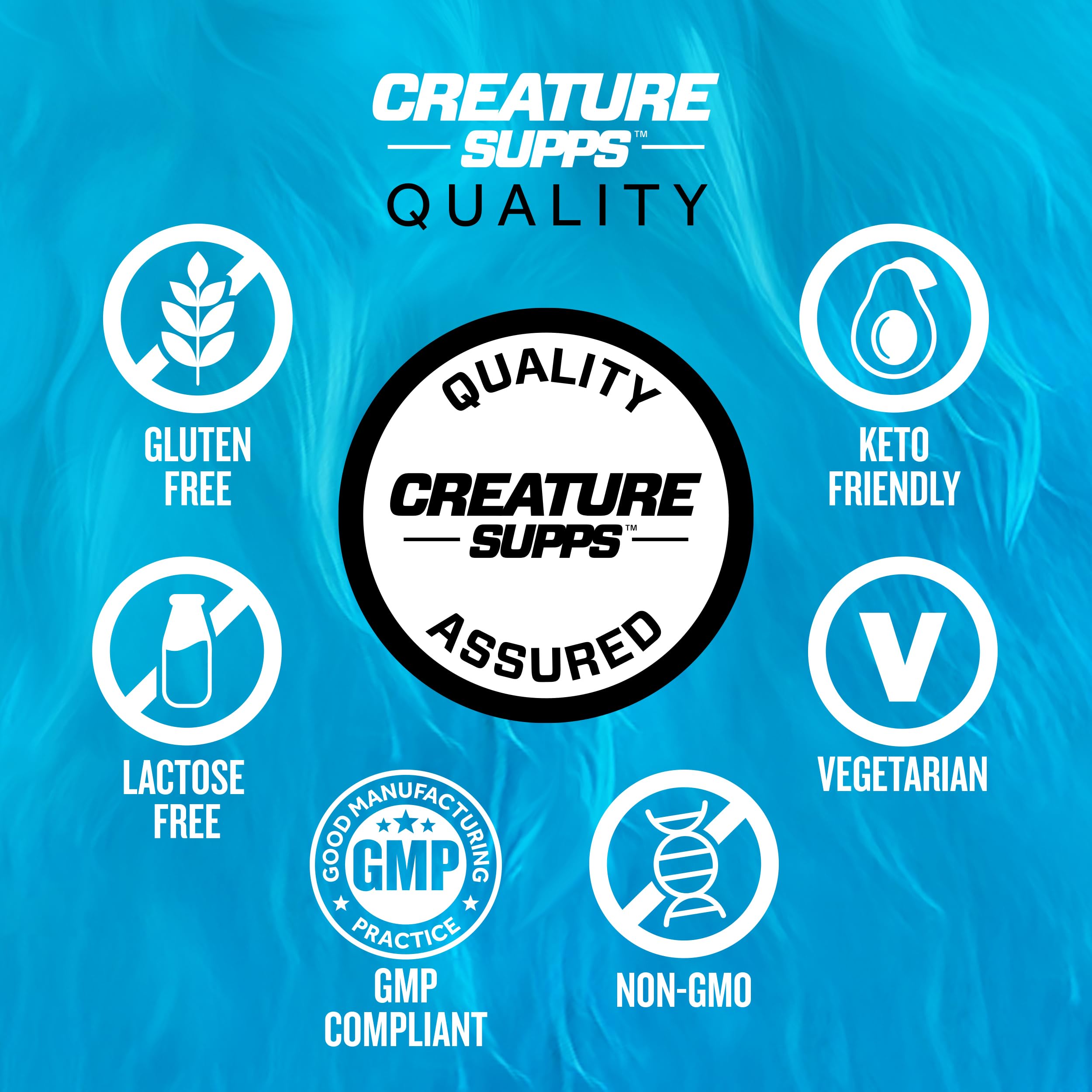 CREATURE Creatine Complex mix in glass ready to drink