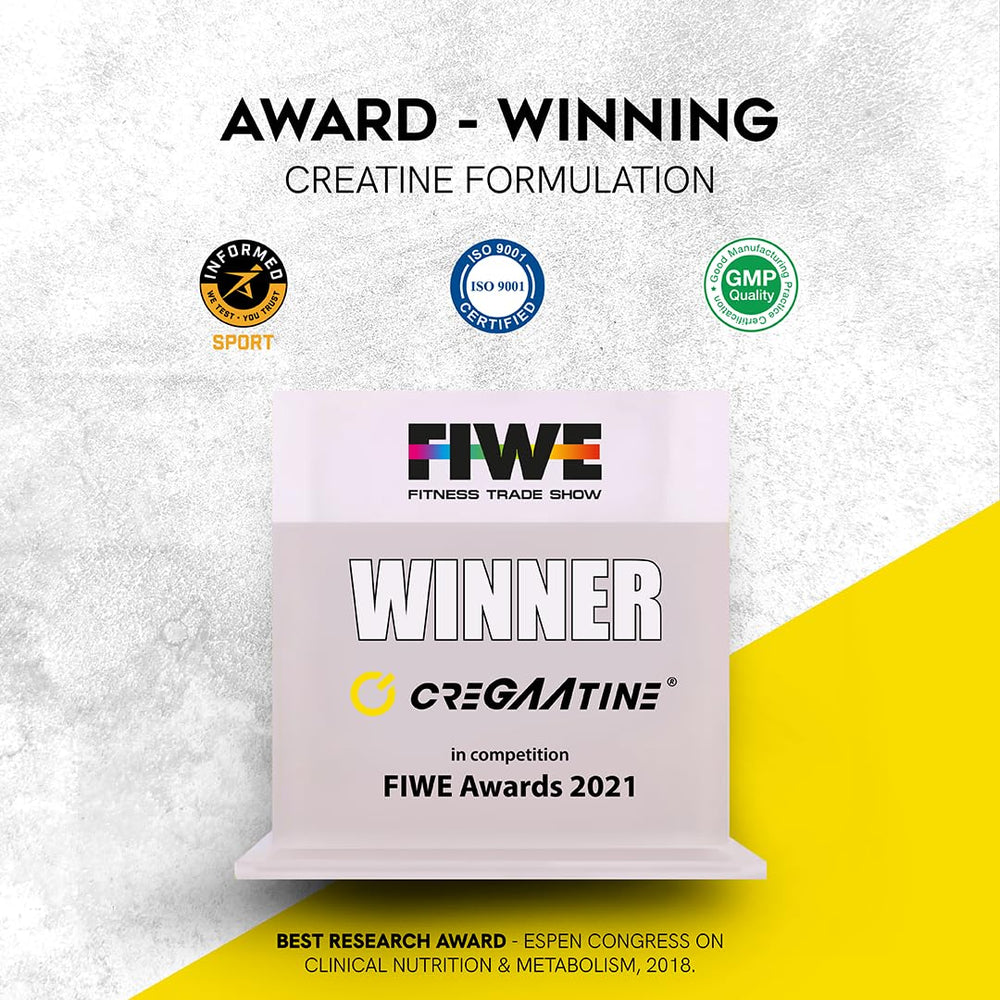 CreGAAtine triple-layer packaging preserves potency and freshness
