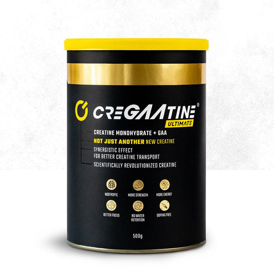 CreGAAtine Ultimate bulk pack front view highlighting the 500g pouch for bulk training.
