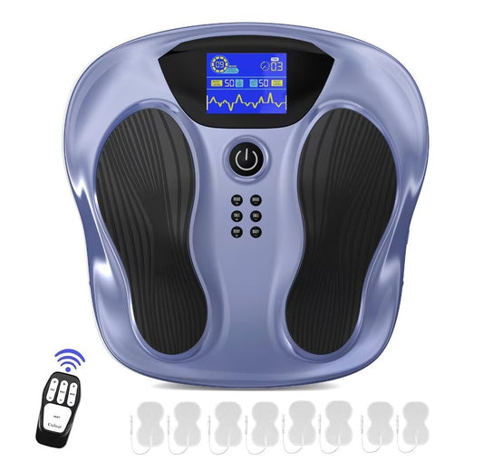Creliver Foot Nerve Stimulator Pro foot pad in use to support circulation.