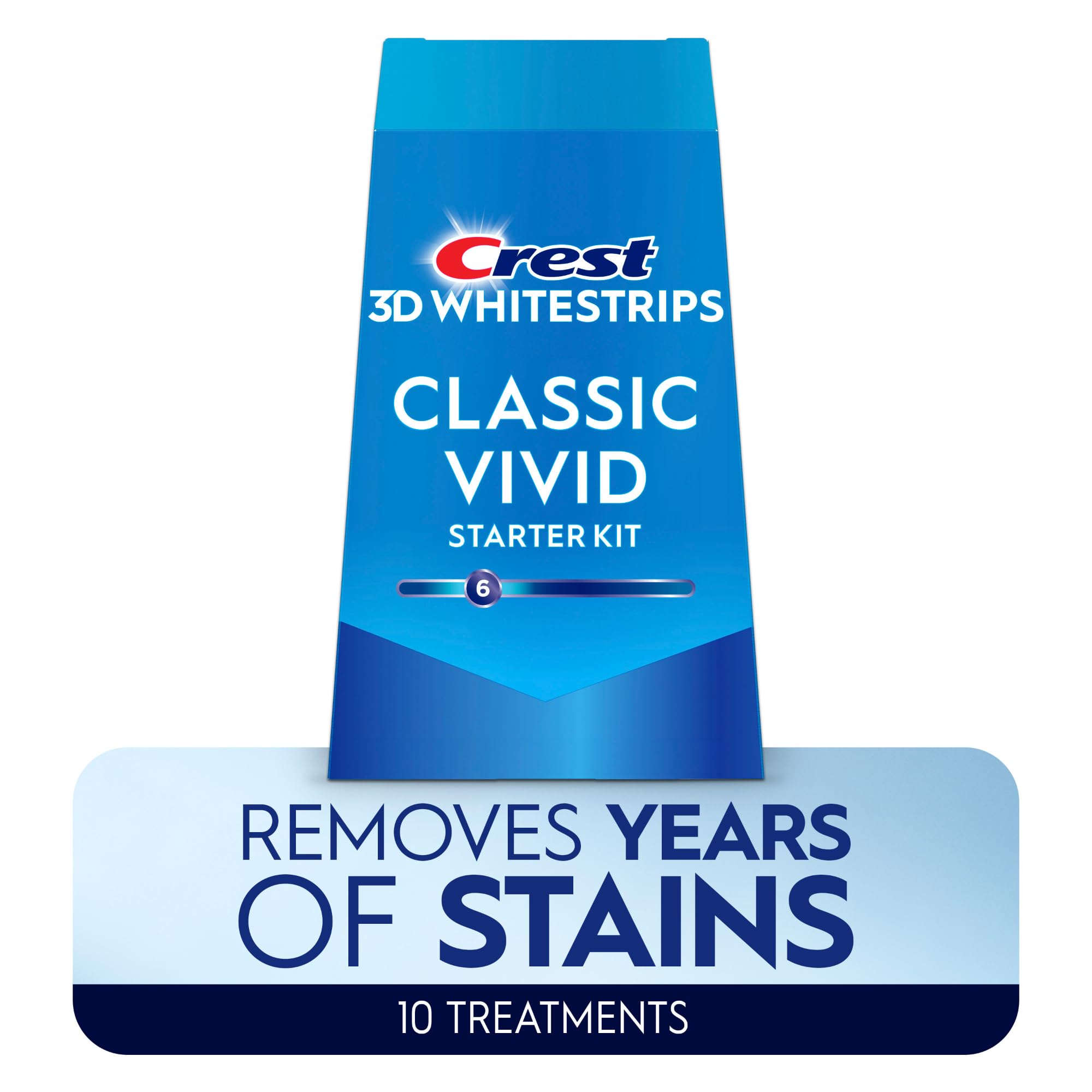 Crest 3D Whitestrips Classic Vivid, empaque puede variar, facilidad de compra.
