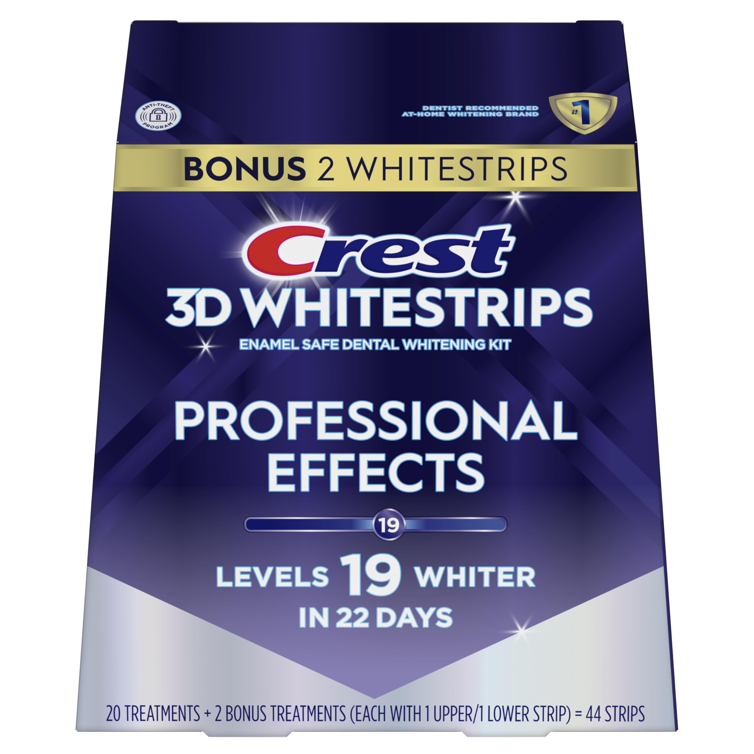 Crest 3D Whitestrips Professional Effects enamel-safe whitening formula highlight
