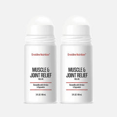 Crestline Muscle & Joint Relief bottle front with a 2-pack for daily comfort