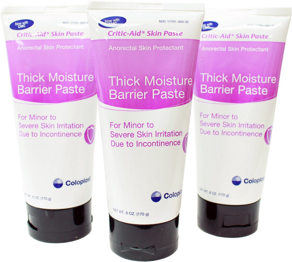 Critic-Aid Skin Paste 6 oz tube pack protects delicate perianal skin from moisture