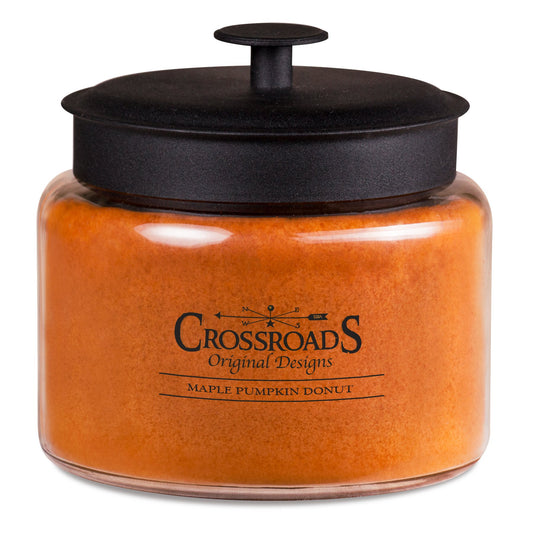 Crossroads Maple Pumpkin Donut Candle with 4-wick 64oz for strong, even fragrance.