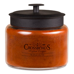Crossroads Orange Clove candle 64oz with clean-burning wax for long-lasting fragrance.