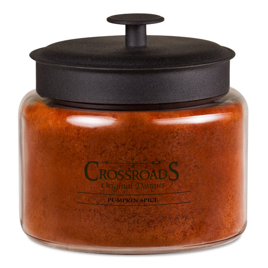 Crossroads Pumpkin Spice 4-Wick Candle for cozy autumn ambiance