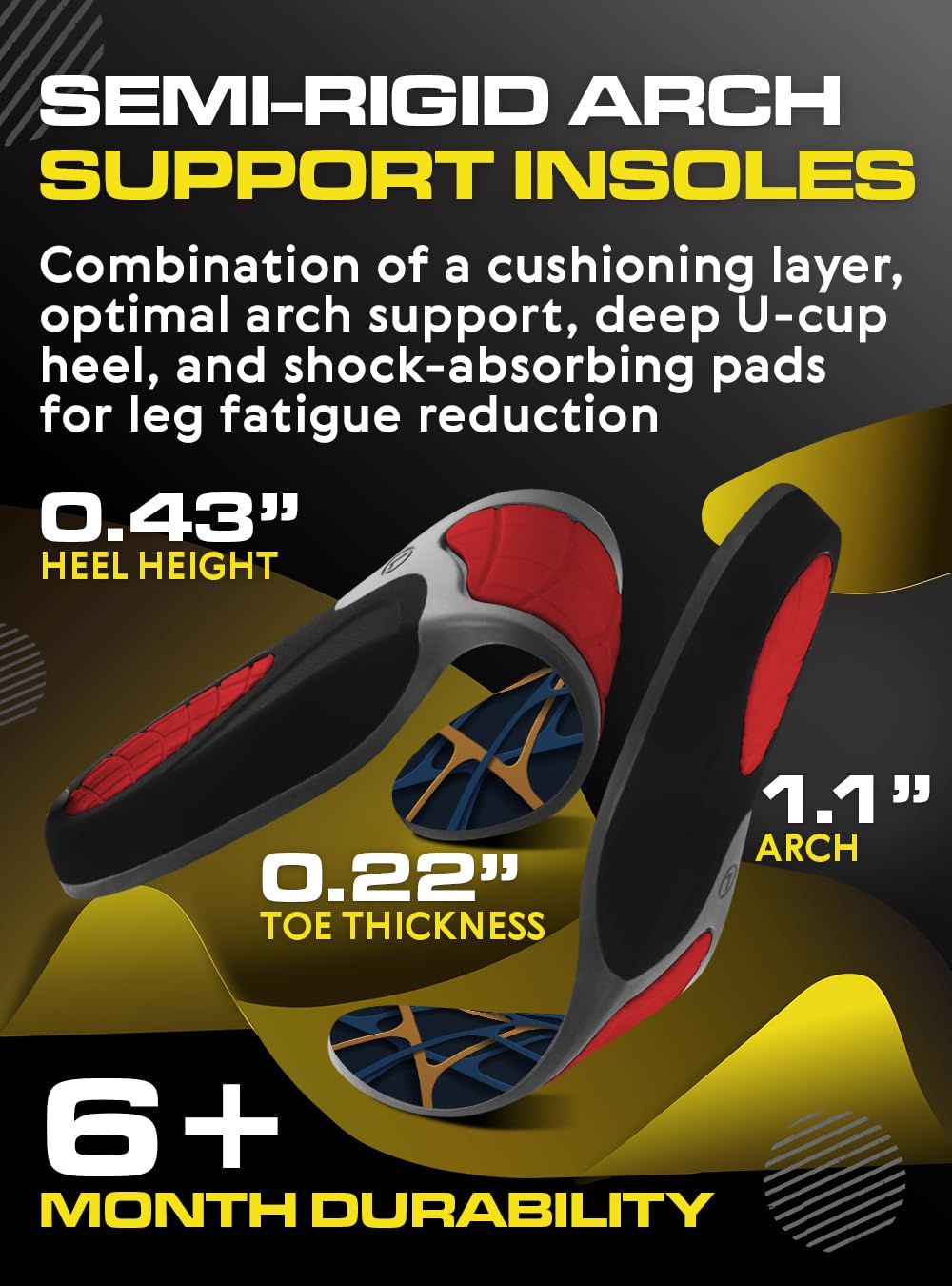 CRUVHEAL fits various shoes including boots and sneakers