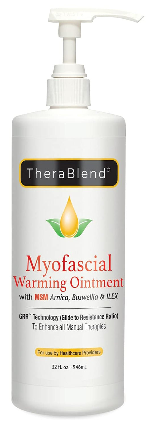 CryoDerm Myofascial Warming Ointment bottle highlights warming relief for targeted muscle comfort.