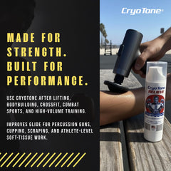 CryoTone Relieve hypoallergenic formula is gentle on sensitive skin