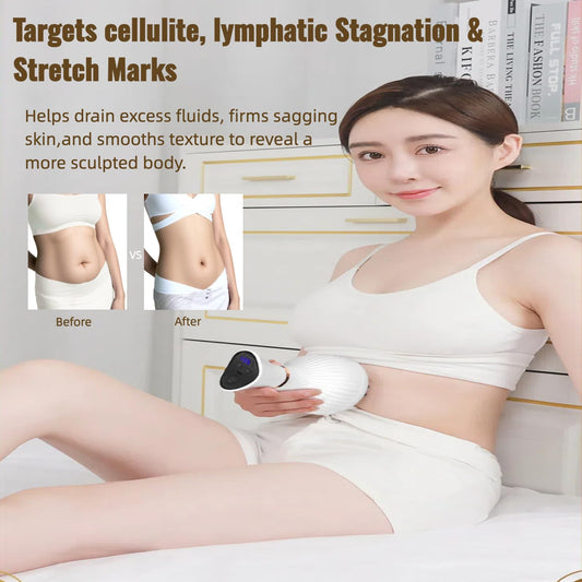 CRYSNATM massager for arms showing deep tissue massage and soothing comfort.