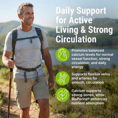 CRYSTAL PEAKS NUTRITION absorption graphic highlights BioPerine boost.