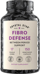 Crystal Star Fibro Defense bottle-front view for daily wellness support.
