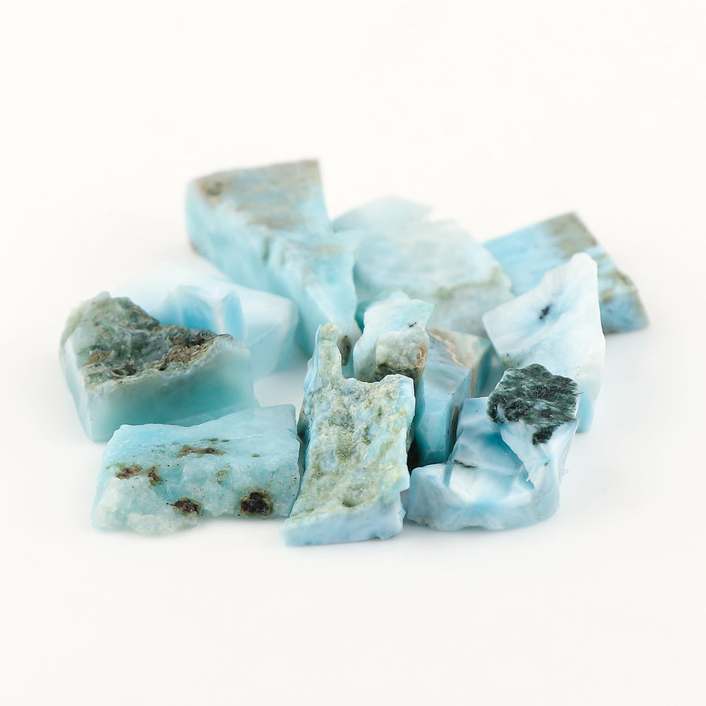 Crystalines Larimar mixed shapes 14-20mm, great for wire wrapping and custom jewelry.