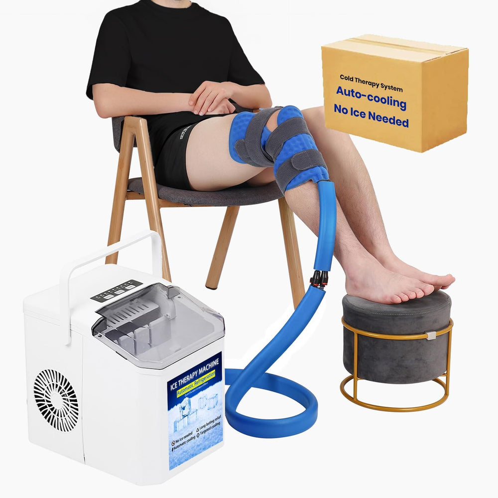 Cryxinty cold therapy system main unit offers precise temperature control for portable recovery.