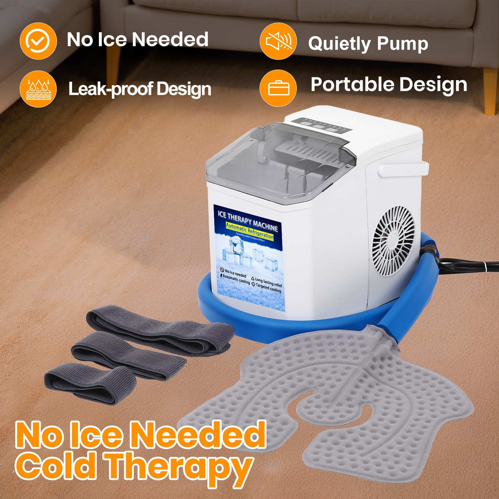 Cryxinty digital control panel allows precise 5°C to 15°C adjustments.