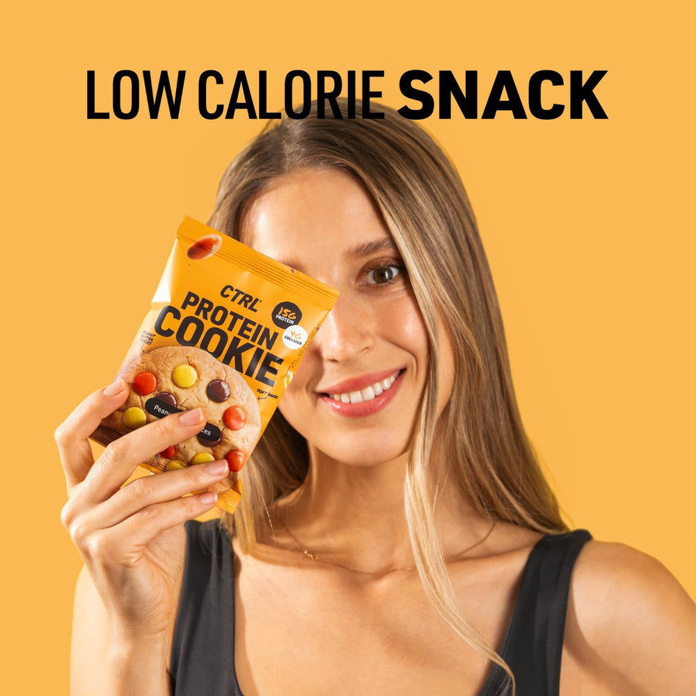 CTRL Collagen-enriched cookie ingredients showcase wellness-forward snacking for active days.