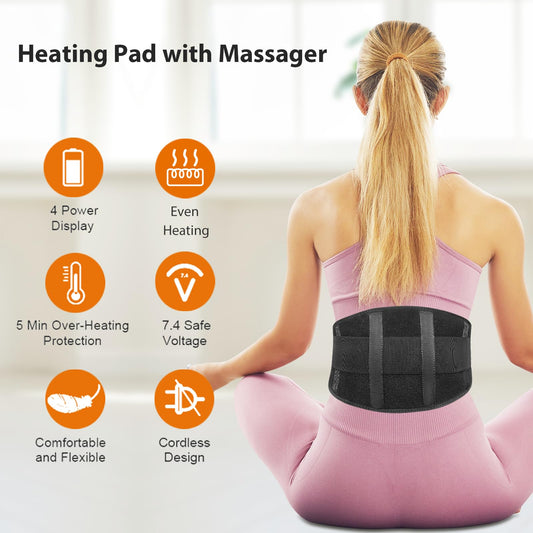 CUEHEAT belt side view showing adjustable fit for many waists
