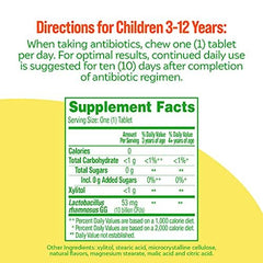Culturelle daily usage reminder illustration showing easy daily chew for kids.