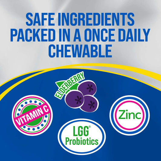 LGG probiotic badge on Culturelle Kids Immune Defense packaging