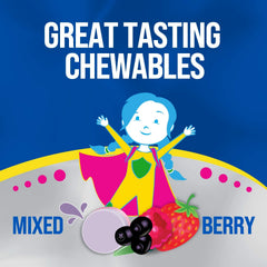 Culturelle Kids chewables with a mixed berry flavor