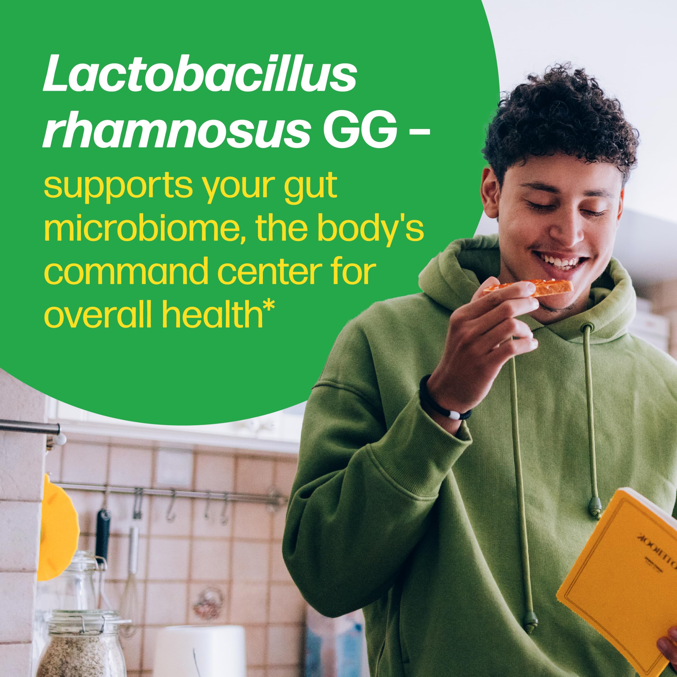 Culturelle Metabolism SlimBiotics gut health graphic representing microbiome support.