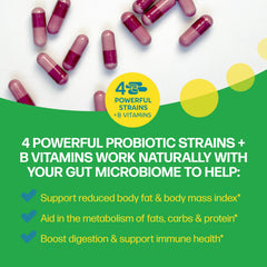 Culturelle Metabolism SlimBiotics label view showing ingredients and daily use.