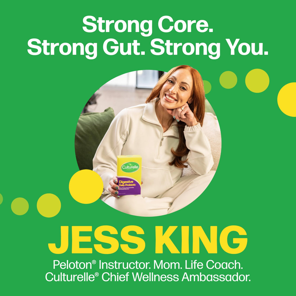 Culturelle Pro Strength label shows Lactobacillus rhamnosus GG and prebiotic inulin.