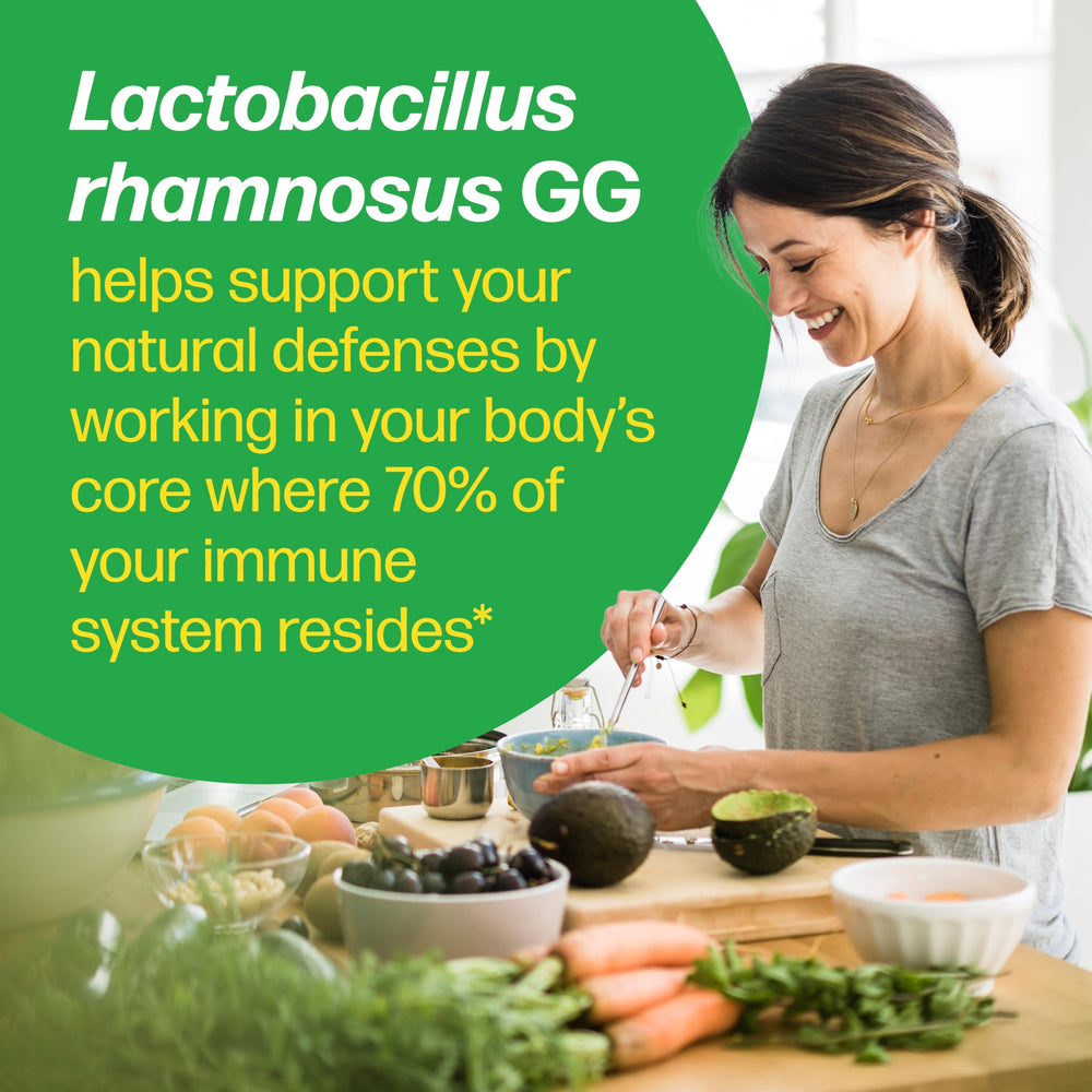 Culturelle Pro Strength vegetarian symbol highlights dairy-free probiotic choice.