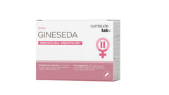 Cumlaude Gineseda bottle closed for daily menopause support.