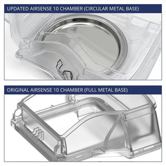 CUORD water chamber's leak-proof seal minimizes whistling and ensures airtight performance.