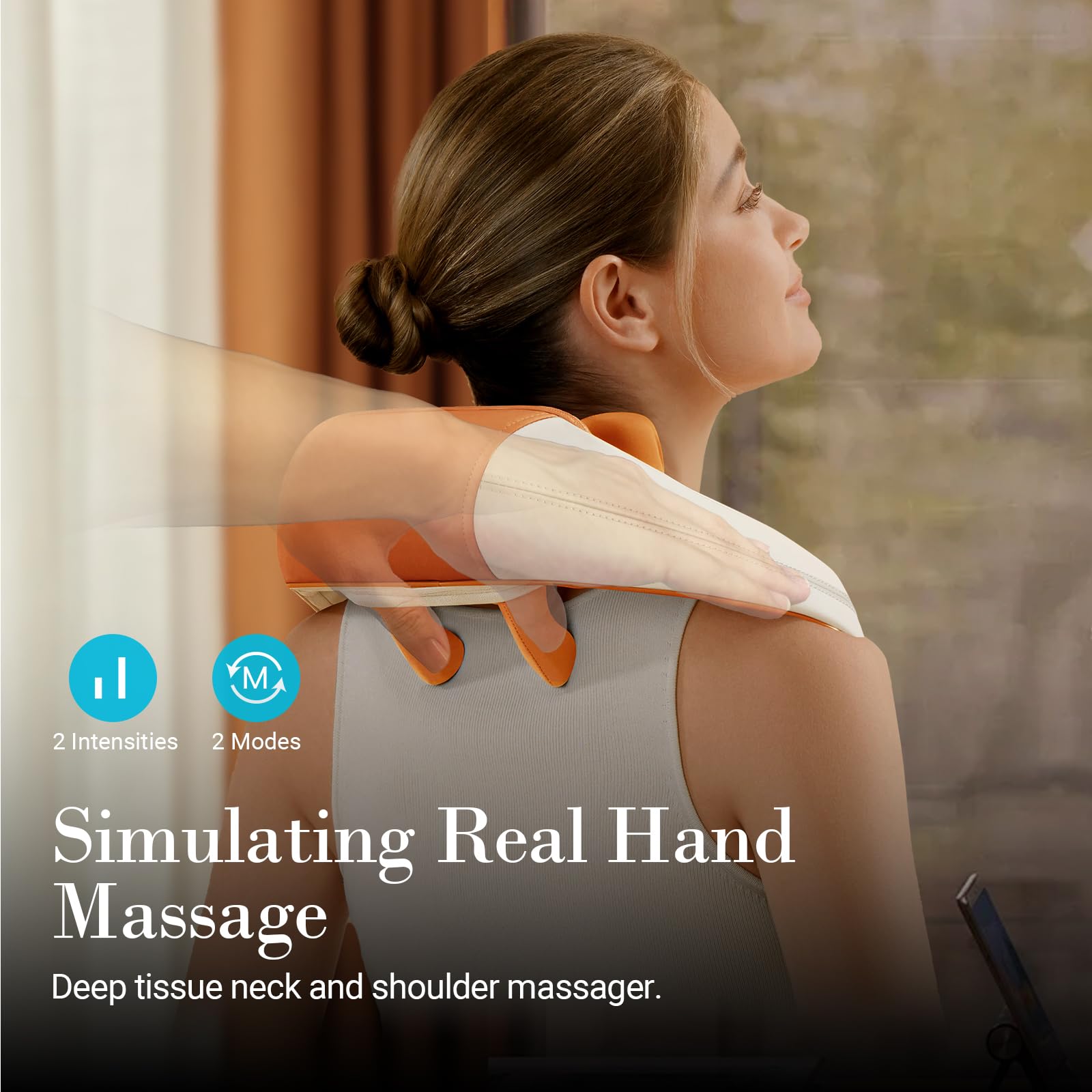CuPiLo 4D kneading neck massage demonstrates deep tissue relief