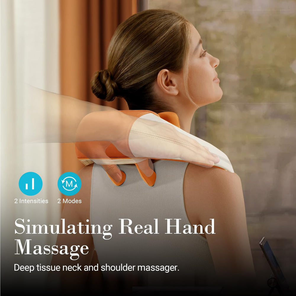 CuPiLo 4D kneading neck massage demonstrates deep tissue relief