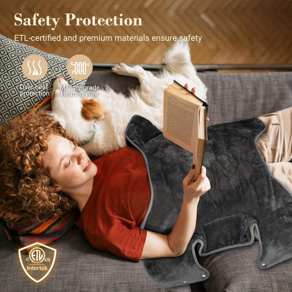 CuPiLo six-heat settings tailor warmth to your comfort level
