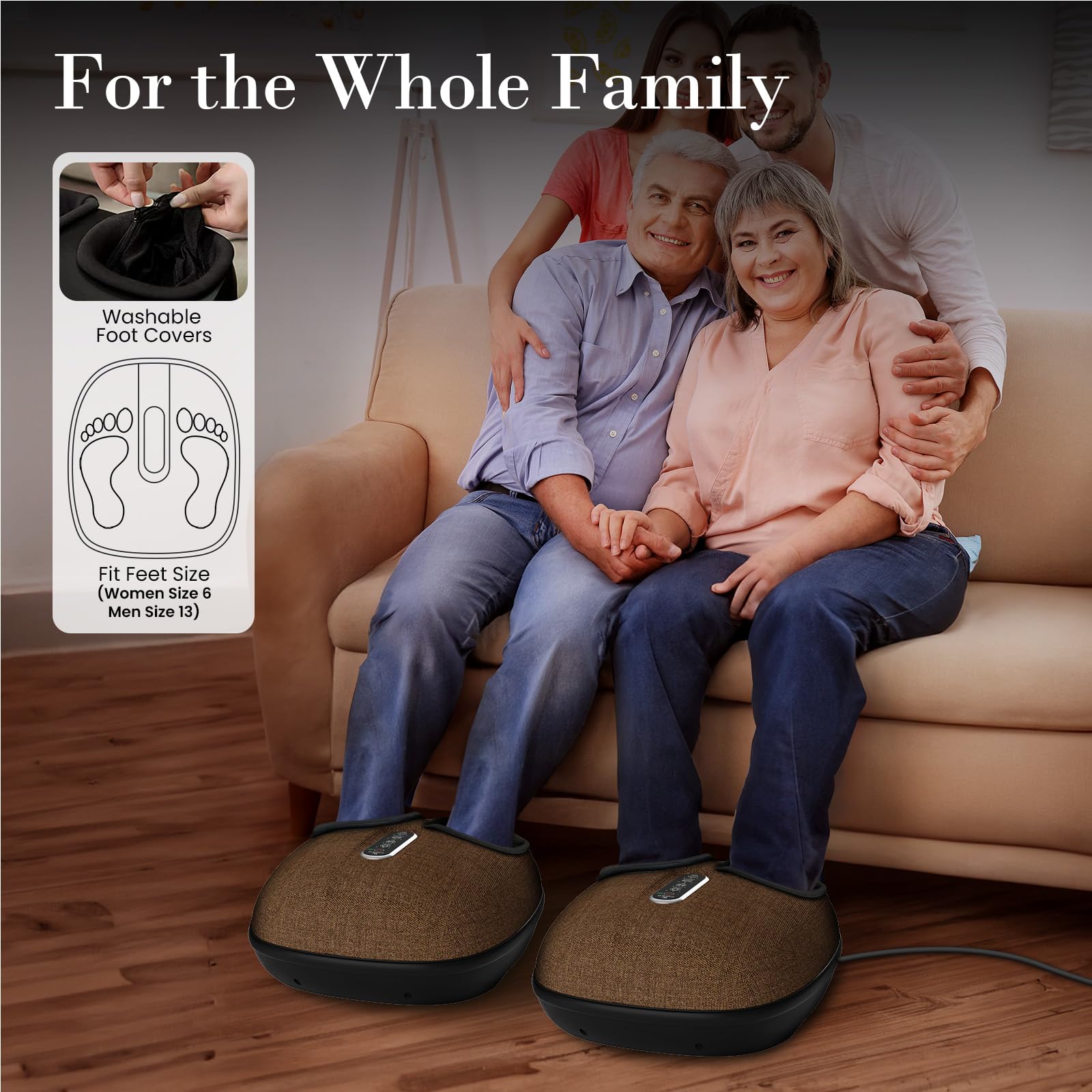 CuPiLo fits up to men's size 13 for a comfortable fit