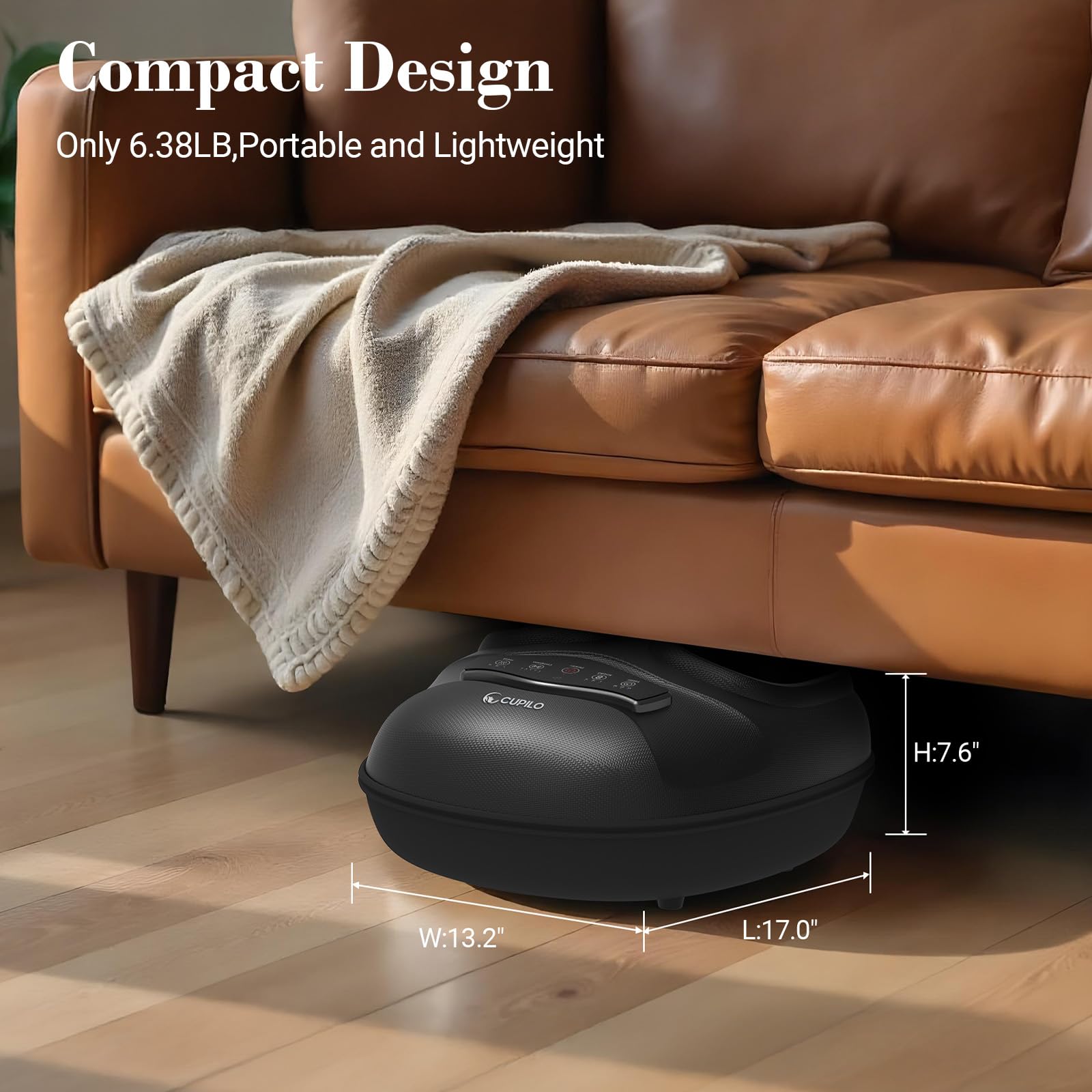 CuPiLo Foot Massager at home promotes easy relaxation during breaks.