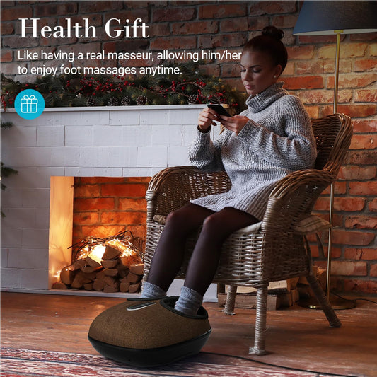 CuPiLo foot massager with shiatsu kneading heads delivers deep relief