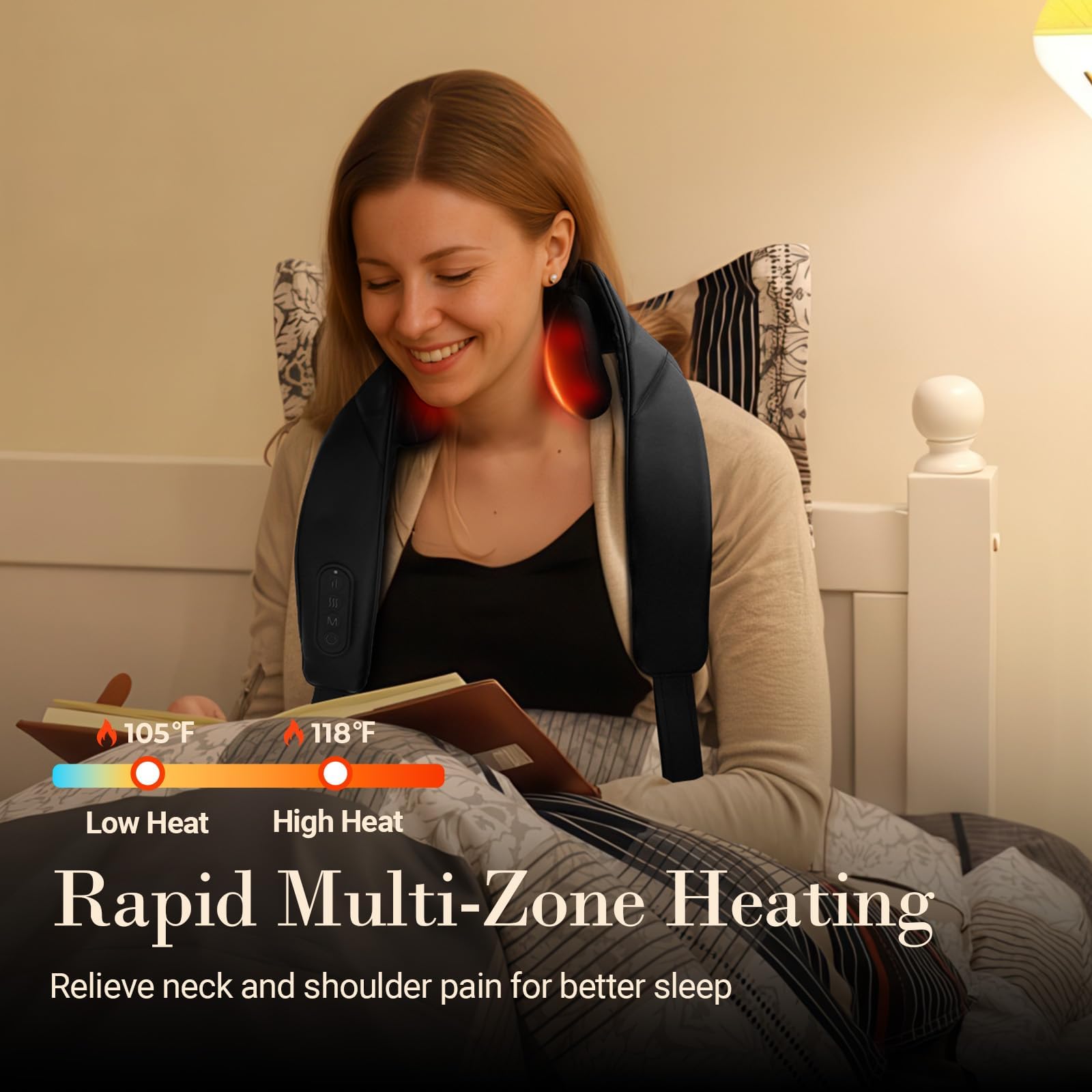 CuPiLo heat settings display for soothing warmth