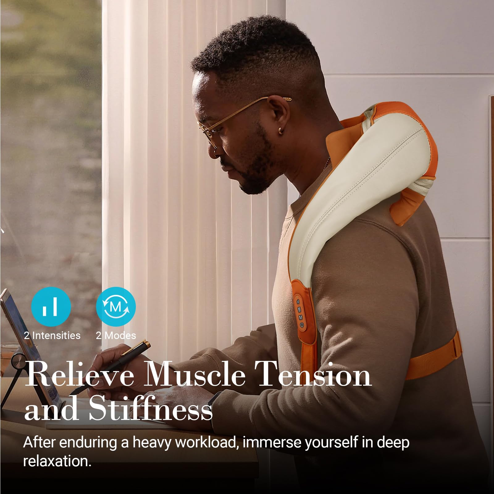 CuPiLo lightweight massager at 2.7 pounds designed for comfortable handling