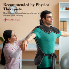 CuPiLo neck clasps and waist straps keep the pad secure