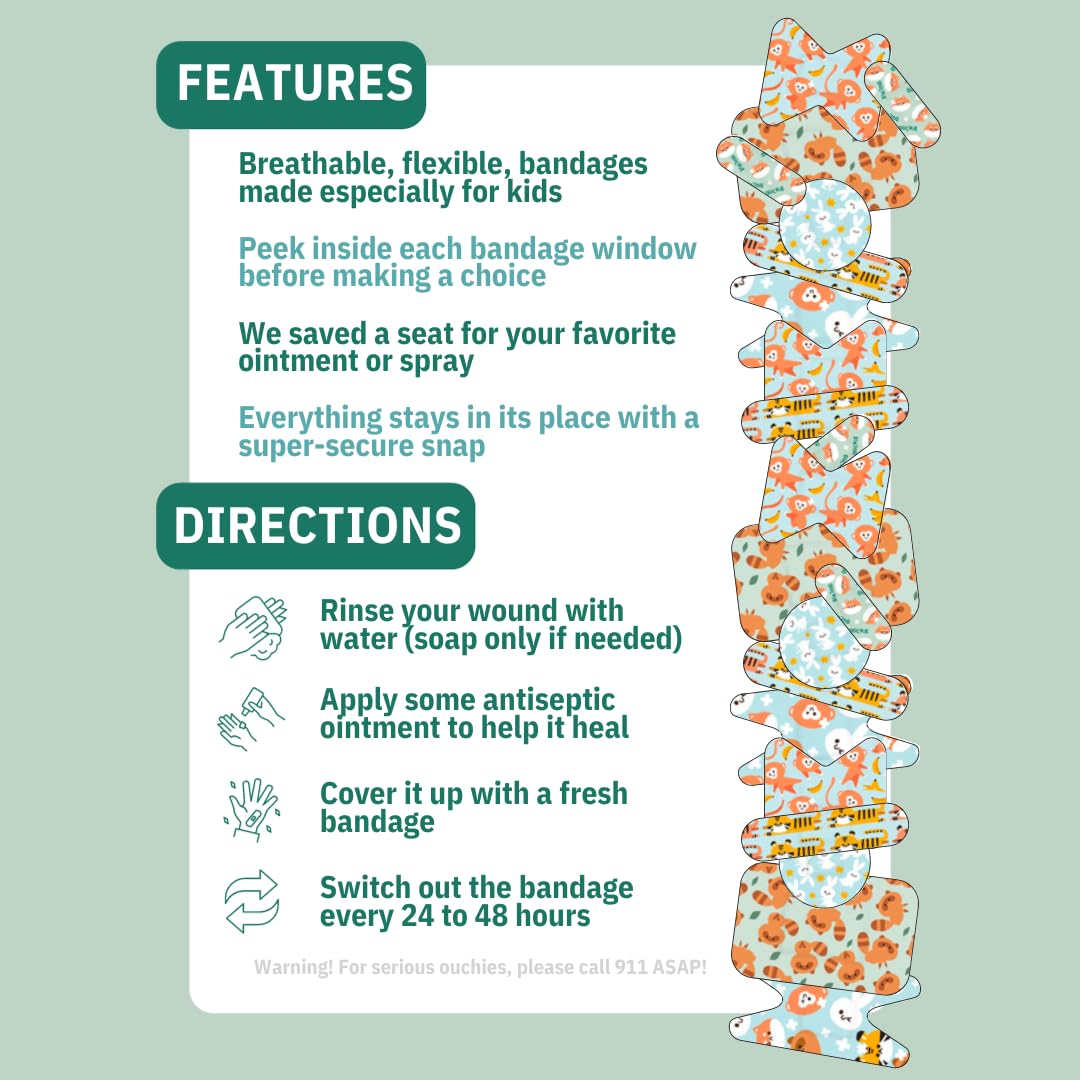 Cupkin antiseptic spray space keeps cleanup supplies within reach.