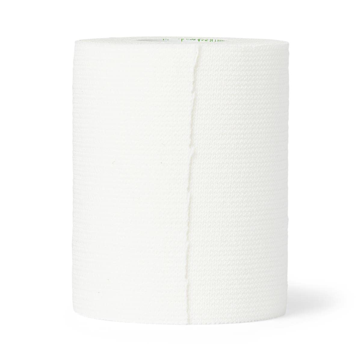 Curad elastic tape 3in x 5yd on a roll provides secure, flexible support.