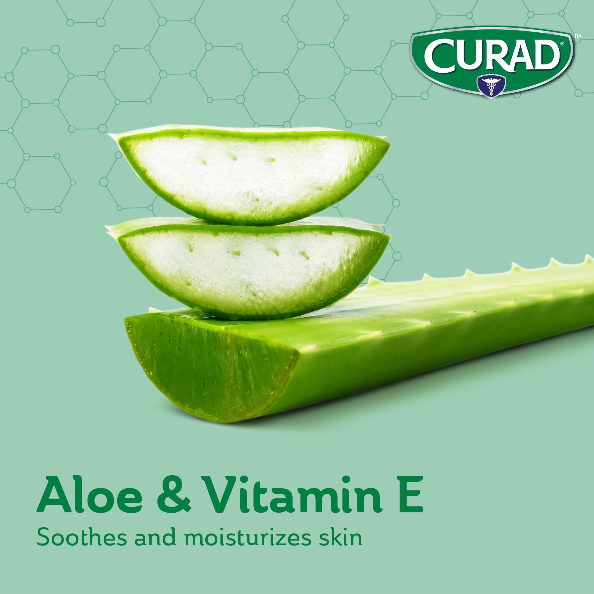CURAD Naturals bandage forms a waterproof seal to keep dirt out.