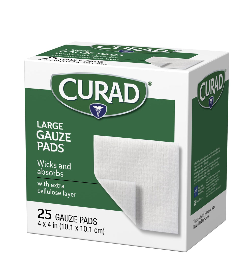 Curad Pro-Gauze Pad can be cut to fit custom wound shapes