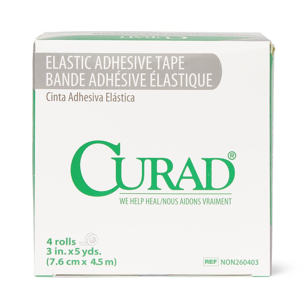 Curad tape pack 48 ready in a first aid kit.