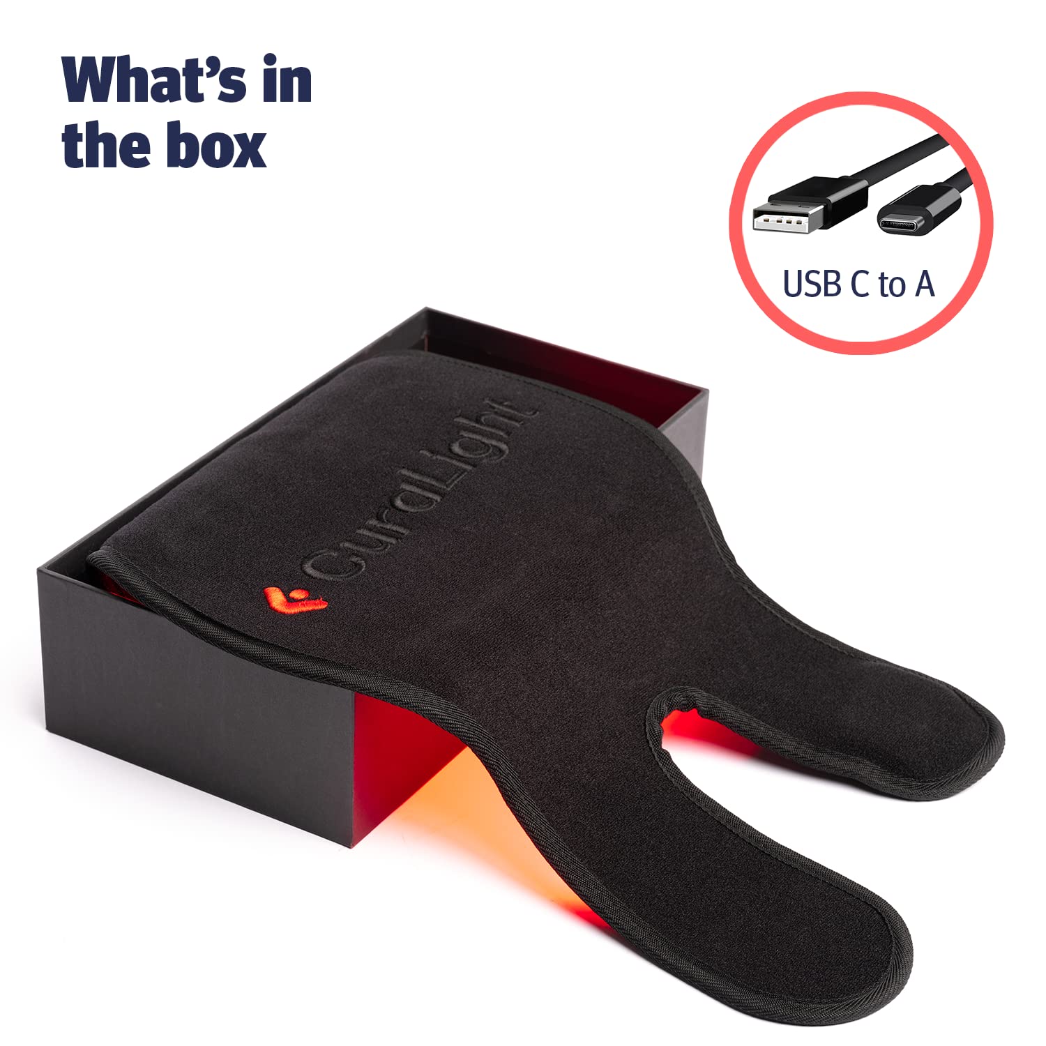 Curalight soft-strap design stays comfortable during wear.