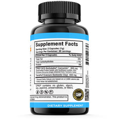 Curcuminpro Detox capsules poured, illustrating easy take-and-go wellness ritual.