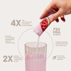 Cure Hydration coconut water base highlighting natural electrolytes for refreshed energy.