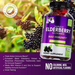Cure24 Sambucus Gummies USA-made badge signaling quality