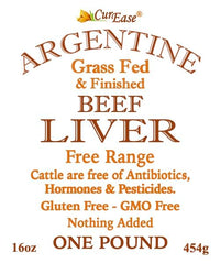 CurEase beef liver powder being stirred into smoothie, showing easy daily integration.